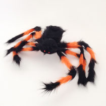 ハロウィン190　くも　黒&オレンジモール　400×300　￥800