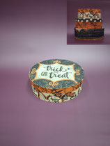 ハロウィン334　BOX　デコtrick OR treat　Ｓ　150×175×63H　¥800　＊オリジナルです＊