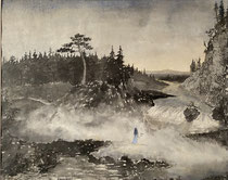 Der Gesang des Oulanka, Japantusche