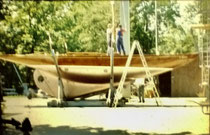  A photo of the yacht owned by Geller during maintenance.
