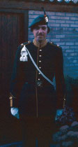 Frans Bijleveld in gala uniform Garde regiment Jagers.