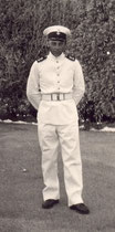 Klaas Wiersma  in uniform Korps Mariniers.