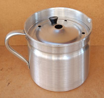 Cuece leches aluminio 1,5L. Ref CL3. 14x20x15