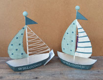 Barcos hojalata. Ref 17079. 19x15x5