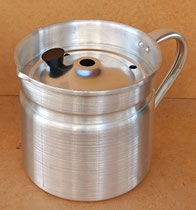 Cuece leches aluminio 2L. Ref CL4. 16x22x17