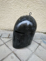 Casco medieval hierro. 40x27x20