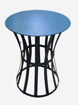 Mesa auxiliar metal. 59x46