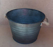 Barreño asa cuerda. Ref 51688. 25x35