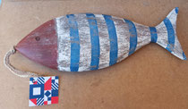 Pez madera. Ref D2030. 40x14