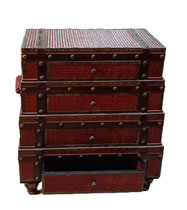 Cajonera escalonada madera. Ref BN532. 54x34x60