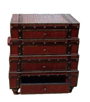 Cajonera escalonada madera. Ref BN532. 54x34x60