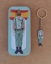 LLavero legionario en caja metal. Ref 25/127
