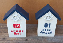 Cajas caseta de playa madera. Ref 830346. 15x11x5,5