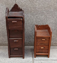 Mini cajoneras de madera