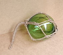 Boya verde  cristal y cuerda. Ref 311036. 54x20