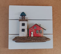 Cuadro relieve madera/metal. Ref 412053. 20x20x4