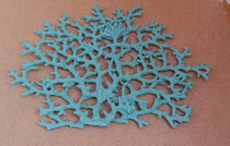 Coral pared resina. Ref 27428. 42x35x2,5
