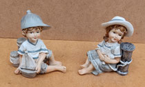 Niños marineros resina. Ref 01/255. 12x10x5
