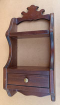 Estante con cajón madera. Ref 7276. 52x24x13