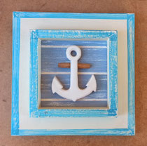 Cuadro madera relieve. Ref 413092. 19x19x3,5