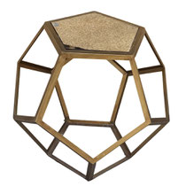 Mesa metal y espejo