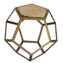 Mesa metal y espejo