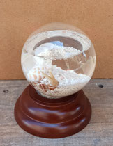 Bola con arena y conchas. Ref 18860. 11x9