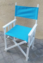 Silla director madera.