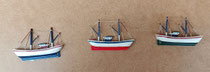 Imanes barcos madera. Ref 231018. 12x7x1,5