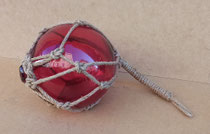Boya roja cristal y cuerda. Ref 311035. 54x20