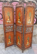 Biombo metal 3 hojas. Ref RA676. Medida de hoja 170x40
