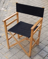 Silla director madera. 85x40x54