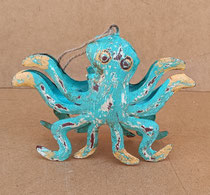 Pulpo metal colgar. Ref 71813. 17x14x4