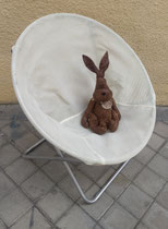 Silla redonda para jardín