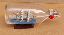 Barco en botella. Ref 116012A. 17x6x8
