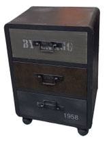 Cajonera estilo industrial 3 cajones. Ref 2481030. 56x38x30. Disponible en 2 cajones