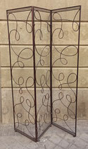 Biombo metal 3 hojas.edida de hoja 176x43