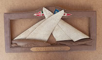 Cuadro cerámica relieve Class America. 42x22