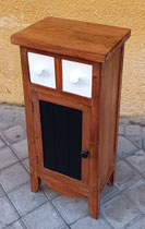 Mueble madera 1 cajón. Ref VCL. 80x35x25