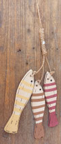 Ristra peces madera. Ref 232042. 22,5 alto