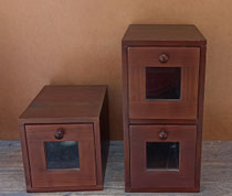 Cajoneras doble sentido. Pequeña 18x17x25. Grande 36x17x25