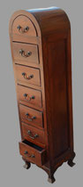 Cajonera madera 7 cajones. Ref 9707. 130x30x30