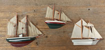 Imanes barcos madera. Ref 231028. 12x14x2 aprox