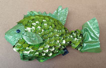Pez poliespan lentejuelas. Ref 6751. 27,5x19x6