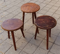 Taburete madera Grimaud. Ref 41059100. 40x27. 35x26. 32x24