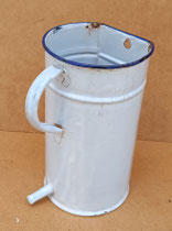 Gotero antiguo metal esmaltado 