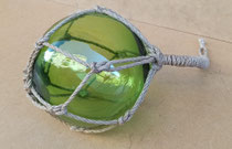 Boya verde cristal y cuerda. Ref 311072. 31,5x13