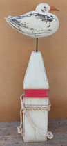 Gaviota madera sobre boya. Ref 232039. 22,5x53x13
