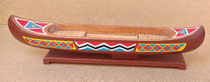 Canoa India madera. 6x33x5