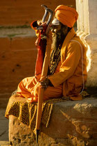 Sadhu, Durbar square, Kathmandu, Nepal 1993